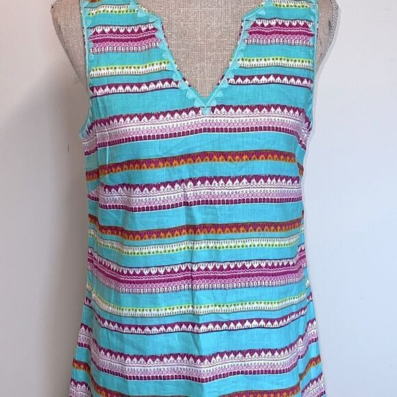 NWT Hatley Linen Portia Sheath Dress Womens Sz S - Picture 2 of 11